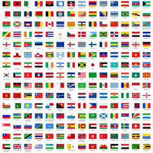 Alphabetically Sorted Flags Of The World