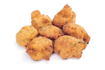 Canvas Print - cod fritters