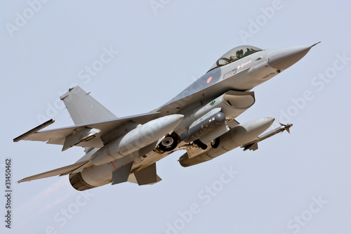 Obraz w ramie F-16 - Take Off