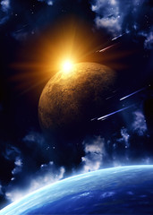 Wall Mural - space flare