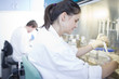 © lightpoet - portrait of a female researcher doing research in a lab
