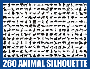 260 animal silhouette