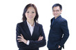 © wong yu liang - asian business couple