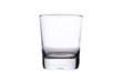 Single empty whisky glass