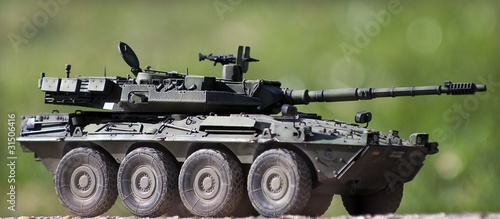Plakat na papierze fotorealistycznym Niszczyciel czołgów kołowych model centauro vcr105
