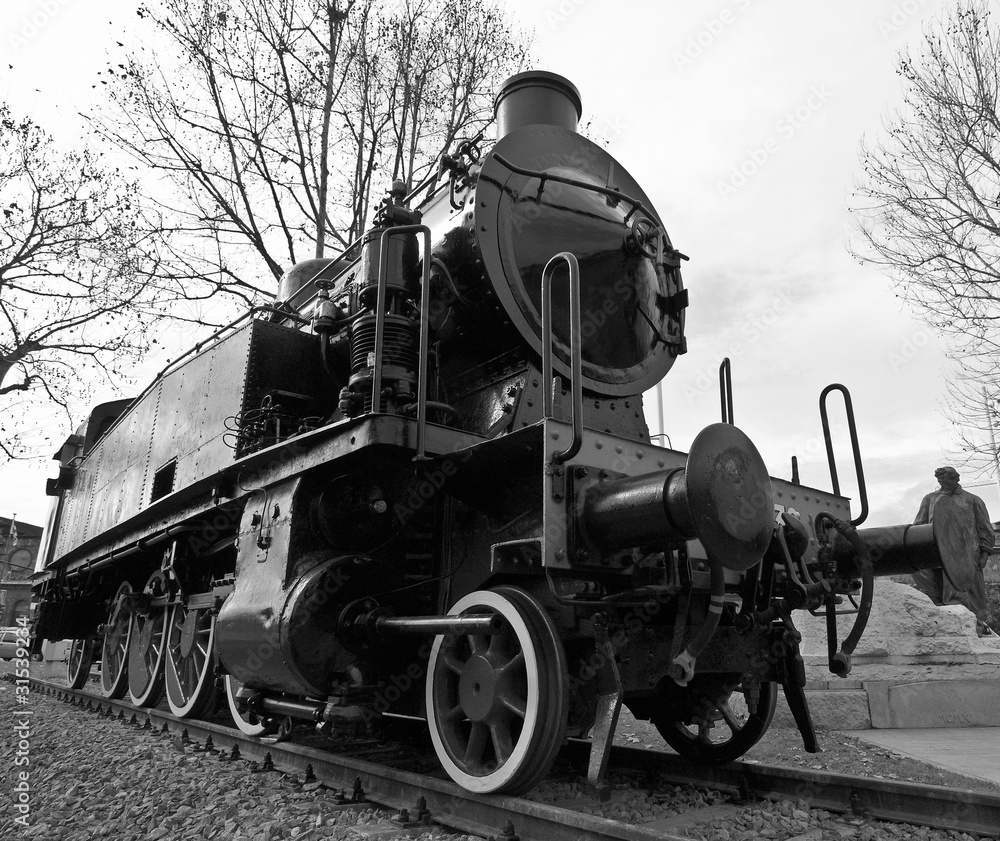 Steam train - obrazy, fototapety, plakaty 