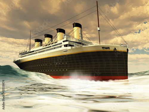 Naklejka dekoracyjna TITANIC OCEAN-LINER