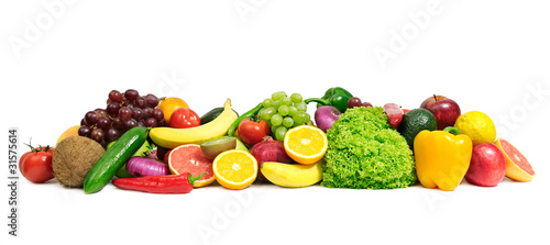 Naklejka dekoracyjna fruits and vegetables