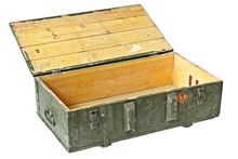 Vintage Box Of Ammunition Opened