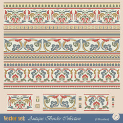 Wall Mural - vector seamless pattern in antique style