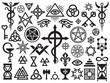 Medieval Occult Signs And Magic Stamps, Locks, Knots (with Additions)