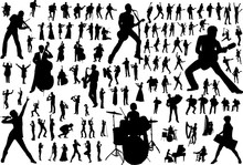 Music Vector Silhouettes