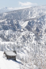 Wall Mural - winter hut