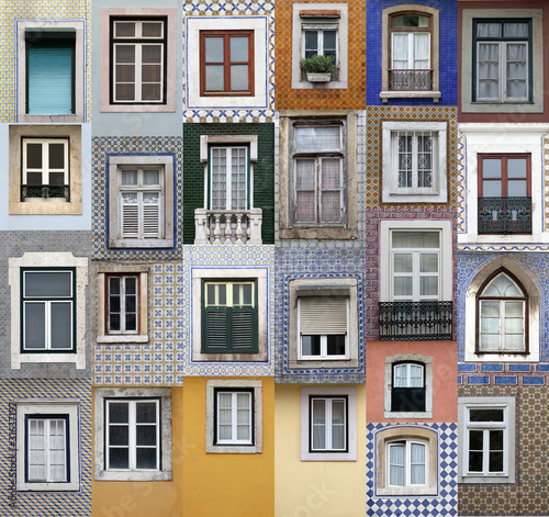 Board z aluminiowym obramowaniem Okna lisbon