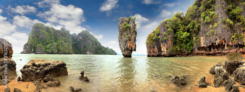 Plakat na zamówienie James Bond Island, Phang Nga, Thailand