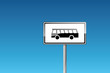 Zusatzzeichen Bus Führerscheinklasse D