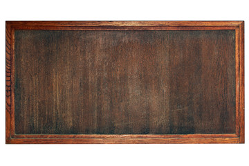 old wooden board for menu or notes