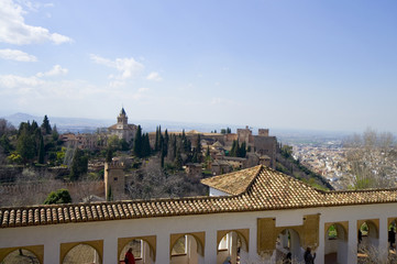 Sticker - Alhambra - Granada - Analusien - Spanien