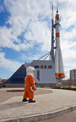 Wall Mural - the russian space transport rocket
