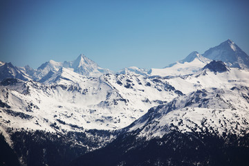 Wall Mural - top of mountains