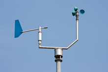 Anemometer Measuring Wind Speed And Direction