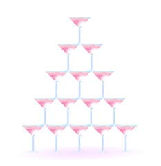 Sticker - martini glasses