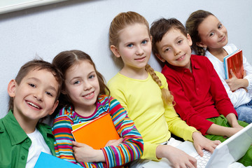 Wall Mural - Several pupils