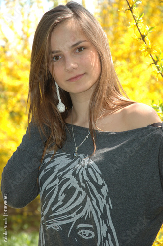 Sweet Teenager In Poland – Stock Foto Adobe Stock