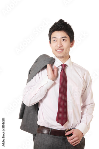 ジャケットを脱ぐスーツの男性 Stock Photo Adobe Stock ジャケットを脱ぐスーツの男性 Stock Photo Adobe Stock