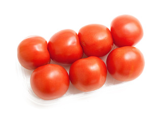 Poster - tomatoes in plastic plate