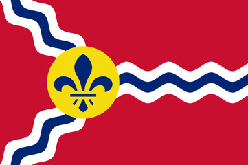 Wall Mural - St Louis flag
