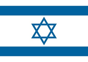 Wall Mural - Israel flag