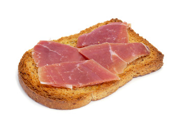 Poster - spanish jamon on a toast