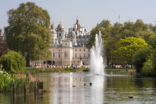 Horse Guards Parade, View From St. James's Park, London, UK