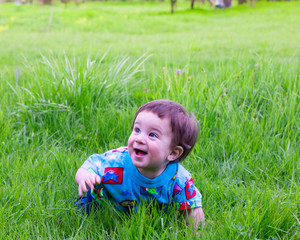 Little boy at the park