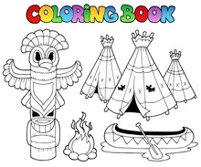 Coloring Book With Totem