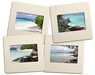 Wall Mural - diapositives des Seychelles