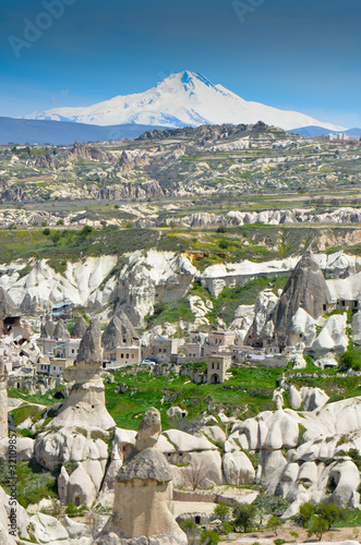 Fotoboard na płycie Mount erciyes w Kapadocji