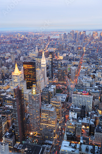 Obraz na płótnie canvas Nowy Jork manhattan downtown