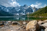 Fototapeta Góry - Polish Tatra mountains Morskie Oko lake