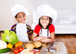 © 2xSamara.com - Cute african american little cooks