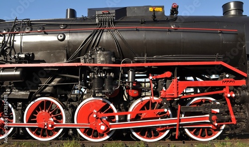 Naklejka na szybę steam train