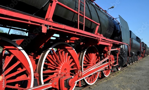 Naklejka na szybę old steam train