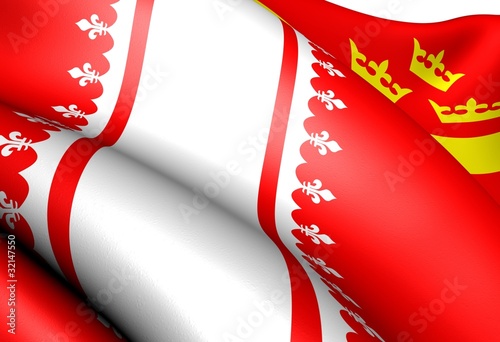 Tapeta ścienna Flaga Alzacji