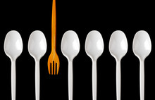 Plastic Spoons And Fork