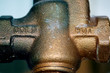 © Chrislyb - water pipe with shaped letters forming the words hot and cold