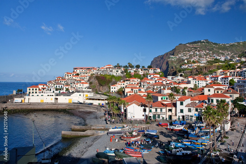 Fotografie, Obraz fishing village camara de lobos on madeira island, portugal