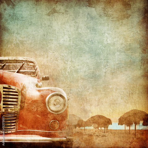 Obraz w ramie Old Car