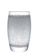 Glass with soda water