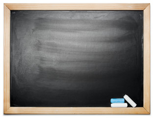 Blank chalkboard